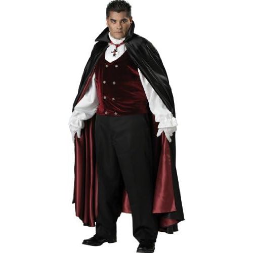  Fun World InCharacter Costumes Mens Plus Size Gothic Vampire Costume
