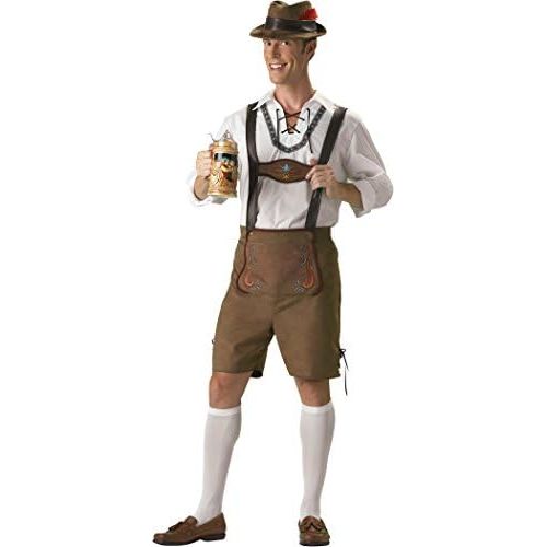  Fun World InCharacter Costumes Mens Oktoberfest Guy Costume, Brown, Large