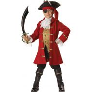 Fun World InCharacter Costumes, LLC Boys 8-20 Pirate Captain Vest Set, Red, Medium