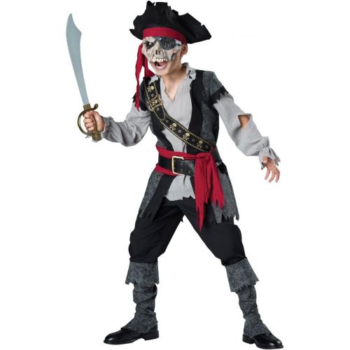  Fun World InCharacter Costumes Zombie Pirate Costume, One Color, Size 12