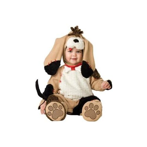  Fun World InCharacter Costumes Babys Precious Puppy Costume, Tan/Black/White, 6-12 Months
