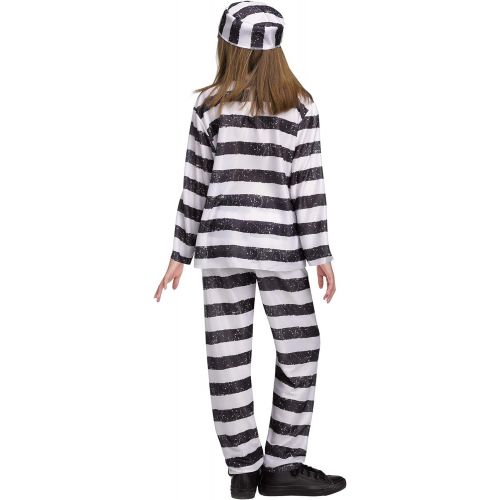  Fun World Convict Jailbird Child Costume