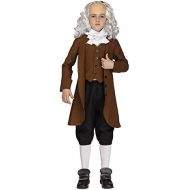 Fun World Boys Ben Franklin American President Costume