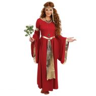 Fun shack Womens Renaissance Costume Adults Historical Gown Medieval Red Dress