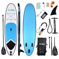 FunWater DAMA Inflatable Stand up Paddle sup Board Board,fin,Carry Bag,Paddle,Hand Pump,Leash,Repairing kit,mobilephone Waterproof Bag,All Round Board,for Beginners Youth and Adult