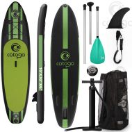 FunWater Cotogo Inflatable Stand Up Paddle Board, with All SUP Accessories 6 Inches Thickness Wide Stance Bottom Fin for Paddling