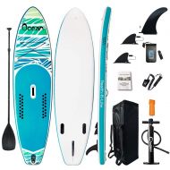 FunWater FEATH-R-LITE All Round Paddle Board 10Length 30 Widthick Isup with Adjustable Paddle,ISUP Travel Backpack,Leash
