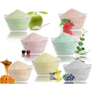 [아마존베스트]Funfood4you 4 x 200 g candy floss sugar, popcorn sugar, colourful sugar for cotton candy.