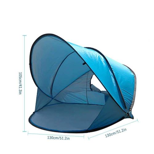  Funihut Tent waterproof automatic pop-up tent for multiple people foldable oversized UV resistant windproof breathable accessories for beach outdoor camping hiking fishing
