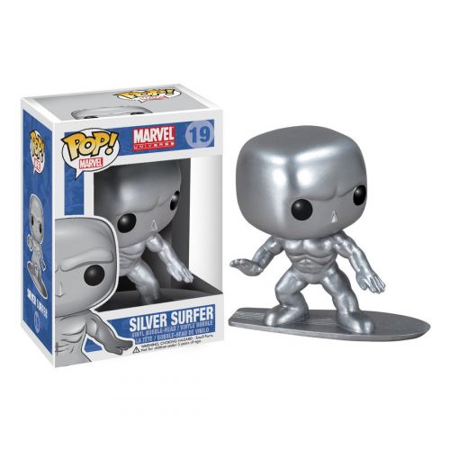 펀코 Funko Pop! Marvel Silver Surfer Vinyl Bobble Head