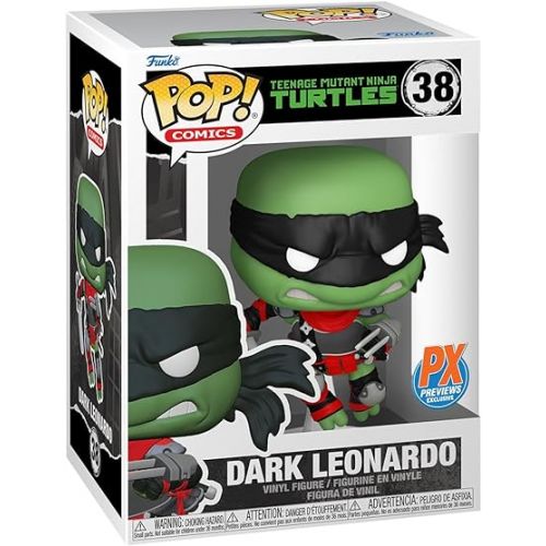 펀코 Pop! Comics: Teenage Mutant Ninja Turtles - Dark Leonardo Previews Exclusive Vinyl Figure