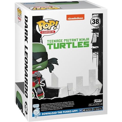 펀코 Pop! Comics: Teenage Mutant Ninja Turtles - Dark Leonardo Previews Exclusive Vinyl Figure