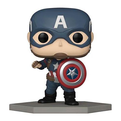 펀코 Funko Pop! Marvel: Captain America: Civil War Build A Scene - Captain America, Amazon Exclusive, Figure 12 of 12