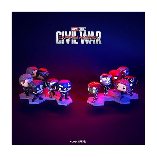 펀코 Funko Pop! Marvel: Captain America: Civil War Build A Scene - Captain America, Amazon Exclusive, Figure 12 of 12