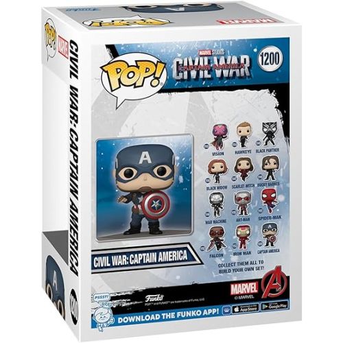 펀코 Funko Pop! Marvel: Captain America: Civil War Build A Scene - Captain America, Amazon Exclusive, Figure 12 of 12