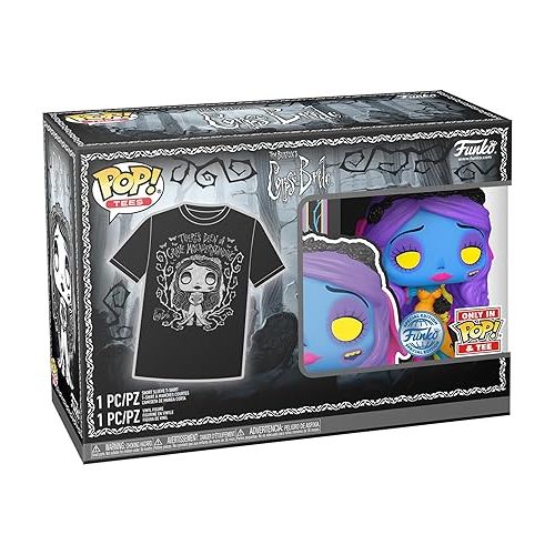 펀코 Funko Pop! & Tee: Tim Burton's Corpse Bride - Emily - XL