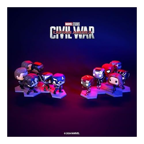 펀코 Funko Pop! Marvel: Captain America: Civil War Build A Scene - Hawkeye, Amazon Exclusive, Figure 2 of 12