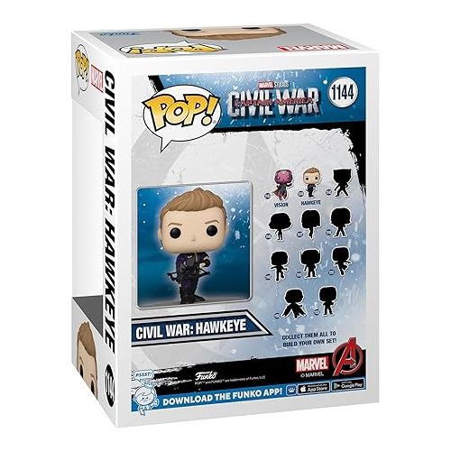 펀코 Funko Pop! Marvel: Captain America: Civil War Build A Scene - Hawkeye, Amazon Exclusive, Figure 2 of 12