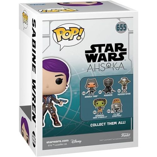 펀코 Funko Pop! Star Wars: Ahsoka - Sabine Wren Glow in The Dark, Amazon Exclusive