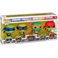 Funko Pop! Movies: Teenage Mutant Ninja Turtles: Mutant Mayhem - Ninja Turtles 4-Pack (Glow in The Dark), Amazon Exclusive