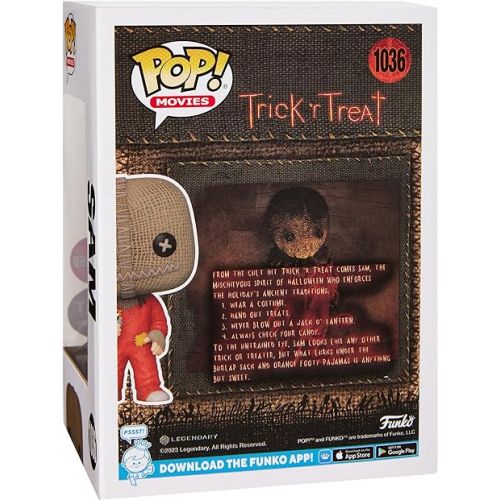 펀코 Funko Spirit Halloween Trick 'r Treat Sam with Razor Flocked POP! Figure | Horror Collectible