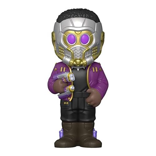 펀코 Funko Vinyl Soda: Marvel - What If…?, T'Challa Star-Lord with Chase (Styles May Vary)