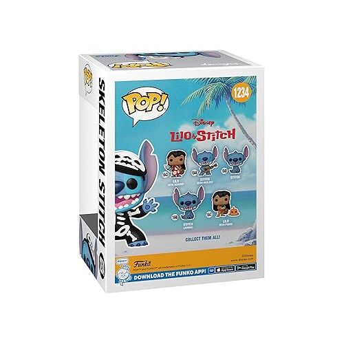 펀코 Funko Pop! Lilo & Stitch Skeleton Stitch 1234 Special Edition Multicolor Vinyl