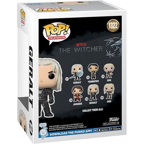 펀코 Funko Pop! TV: Netflix - The Witcher, Geralt (Glow in The Dark), Amazon Exclusive