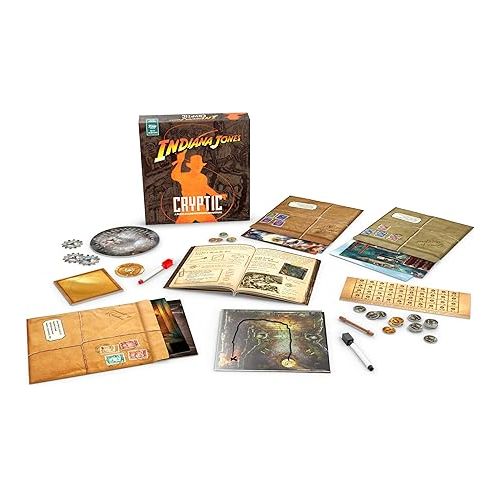 펀코 Funko Indiana Jones Cryptic Board Game: A Puzzles and Pathways Adventure For 1 or more Players