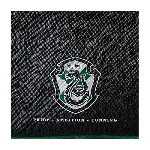 펀코 Loungefly Harry Potter: Slytherin Mini-Backpack with Wand Handle, Amazon Exclusive