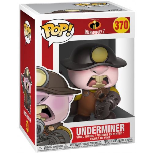 펀코 Funko Pop! Disney Pixar: Incredibles 2 - Underminer Vinyl Figure (Bundled with Pop Box Protector Case)