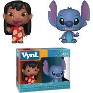 Lilo + Stitch: Lilo & Stitch x Funko Vynl. Vinyl Figure Set + 1 Classic Disney Trading Card Bundle [33373]