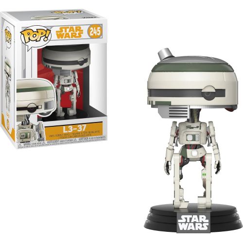 펀코 Funko L3-37: Solo - A Star Wars Story x POP! Vinyl Figure + 1 Official Star Wars Trading Card Bundle [#245/26990]