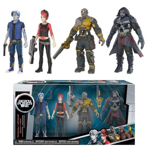 펀코 Funko Action Figure: Ready Player One - Parzival, Aech, Art3mis, I-R0k Collectible Toy