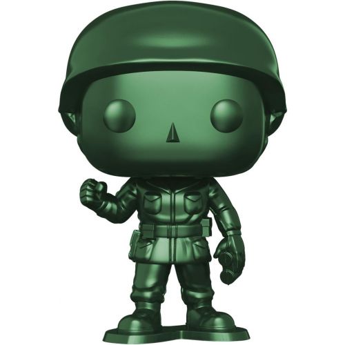 펀코 Funko Army Man (Box Lunch Exclusive): Disney Pixar Toy Story x POP! Vinyl Figure + 1 Classic Disney Trading Card Bundle [#377 / 33570]