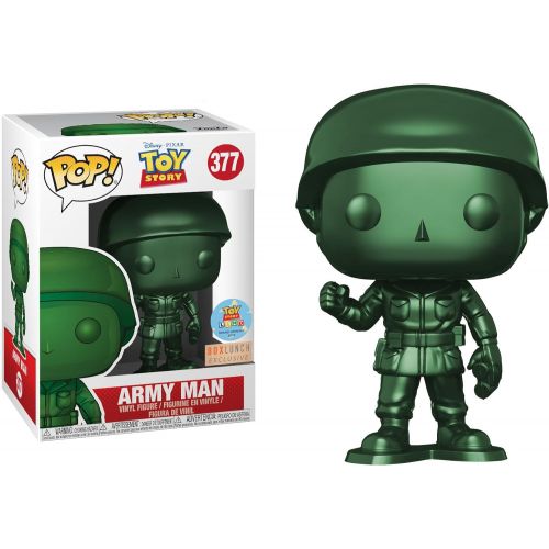 펀코 Funko Army Man (Box Lunch Exclusive): Disney Pixar Toy Story x POP! Vinyl Figure + 1 Classic Disney Trading Card Bundle [#377 / 33570]