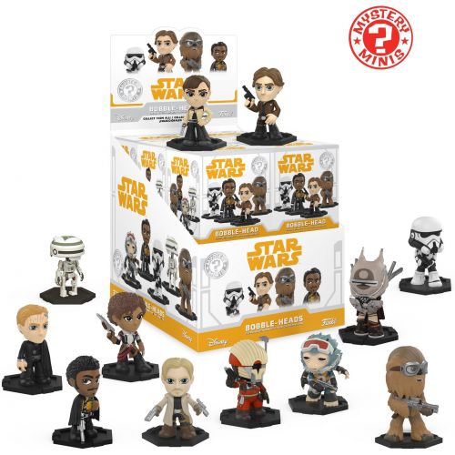 펀코 Funko Mystery Minis: Solo: A Star Wars Story Colectible Figures - Bundle of 12 Mystery Minis and Display Box