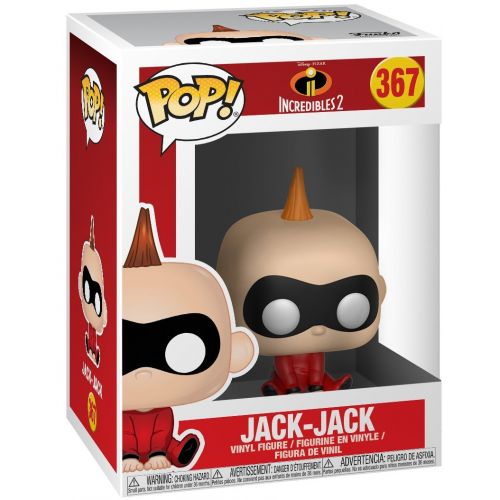 펀코 Funko Pop! Disney Pixar: Incredibles 2 - Jack Jack Vinyl Figure (Bundled with Pop Box Protector Case)