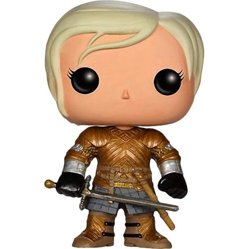 펀코 Brienne of Tarth: Game of Thrones x Funko POP! Vinyl Figure & 1 POP! Compatible PET Plastic Graphical Protector Bundle [#013 / 04017 - B]