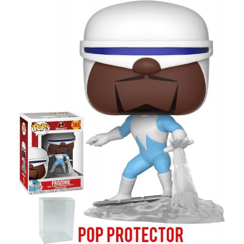펀코 Funko Pop! Disney Pixar: Incredibles 2 - Frozone Vinyl Figure (Bundled with Pop Box Protector Case)