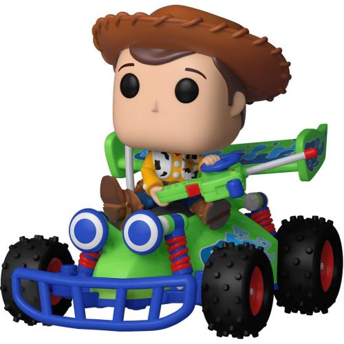 펀코 Funko Woody w/ RC: Disney Pixar Toy Story x POP! Rides Vinyl Figure + 1 Classic Disney Trading Card Bundle [#056 / 37016]