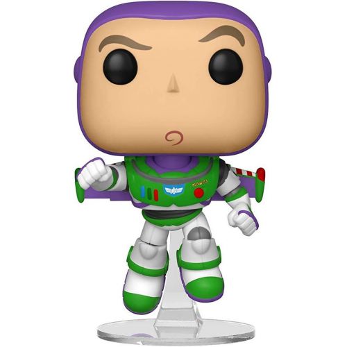 펀코 Buzz Lightyear: Disney Pixar Toy Story 4 x Funko POP! Vinyl Figure & 1 POP! Compatible PET Plastic Graphical Protector Bundle [#523 / 37390 - B]