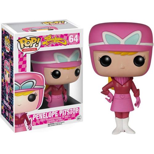 펀코 Funko Penelope Pitstop: Hanna-Barbera The Jetsons x POP! Animation Vinyl Figure & 1 POP! Compatible PET Plastic Graphical Protector Bundle [#064 / 05031 - B]