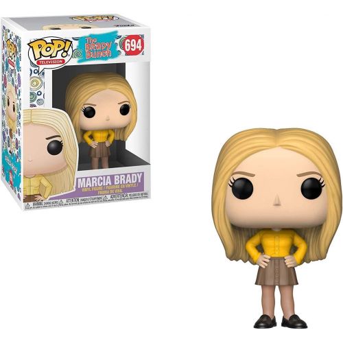 펀코 Funko Pop! Television: The Brady Bunch - Marcia Brady Vinyl Figure (Bundled with Pop Box Protector Case)