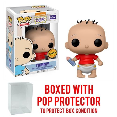 펀코 Funko Pop! Animation: Rugrats - Tommy Pickles CHASE VARIANT Vinyl Figure (Bundled with Pop BOX PROTECTOR CASE)