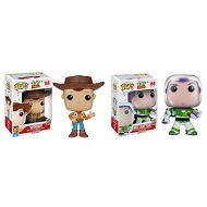 Funko POP Disney Toy Story 20th Anniversary Edition Buzz Lightyear and Woody 2 Pack Bundle