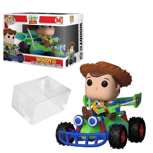 펀코 Funko Pop Rides : Disney Toy Story - Woody with RC Vinyl Figure 56 Bundle with PopShield Pop Box Protector