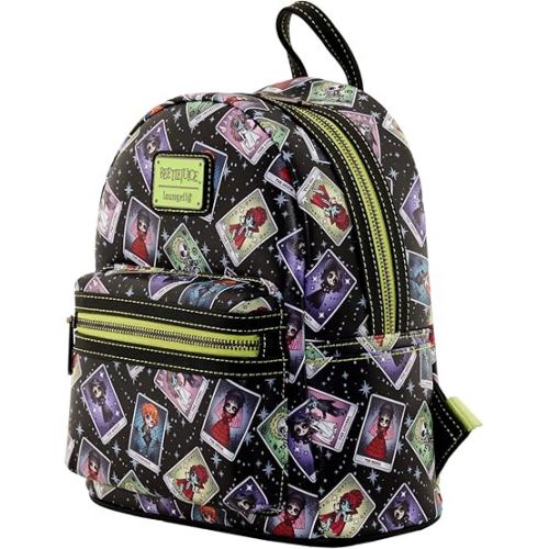 펀코 Loungefly Beetlejuice Tarot Cards Mini-Backpack, Amazon Exclusive