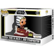 Funko Pop! Ride Super Deluxe: Star Wars Hyperspace Heroes - Ahsoka Tano in Delta 7 Jedi Starfighter, Amazon Exclusive