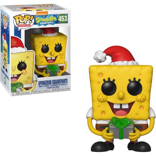 펀코 Funko Pop Animation: Spongebob Squarepants - Holiday Spongebob Collectible Figure, Multicolor